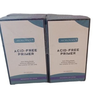 Morovan Acid Free Primer‎ Anti Lift Binder for nail gel new old stock 4 CT
